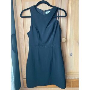 🧺Do + Be | Black Geometric Cutout Cocktail Dress | Small